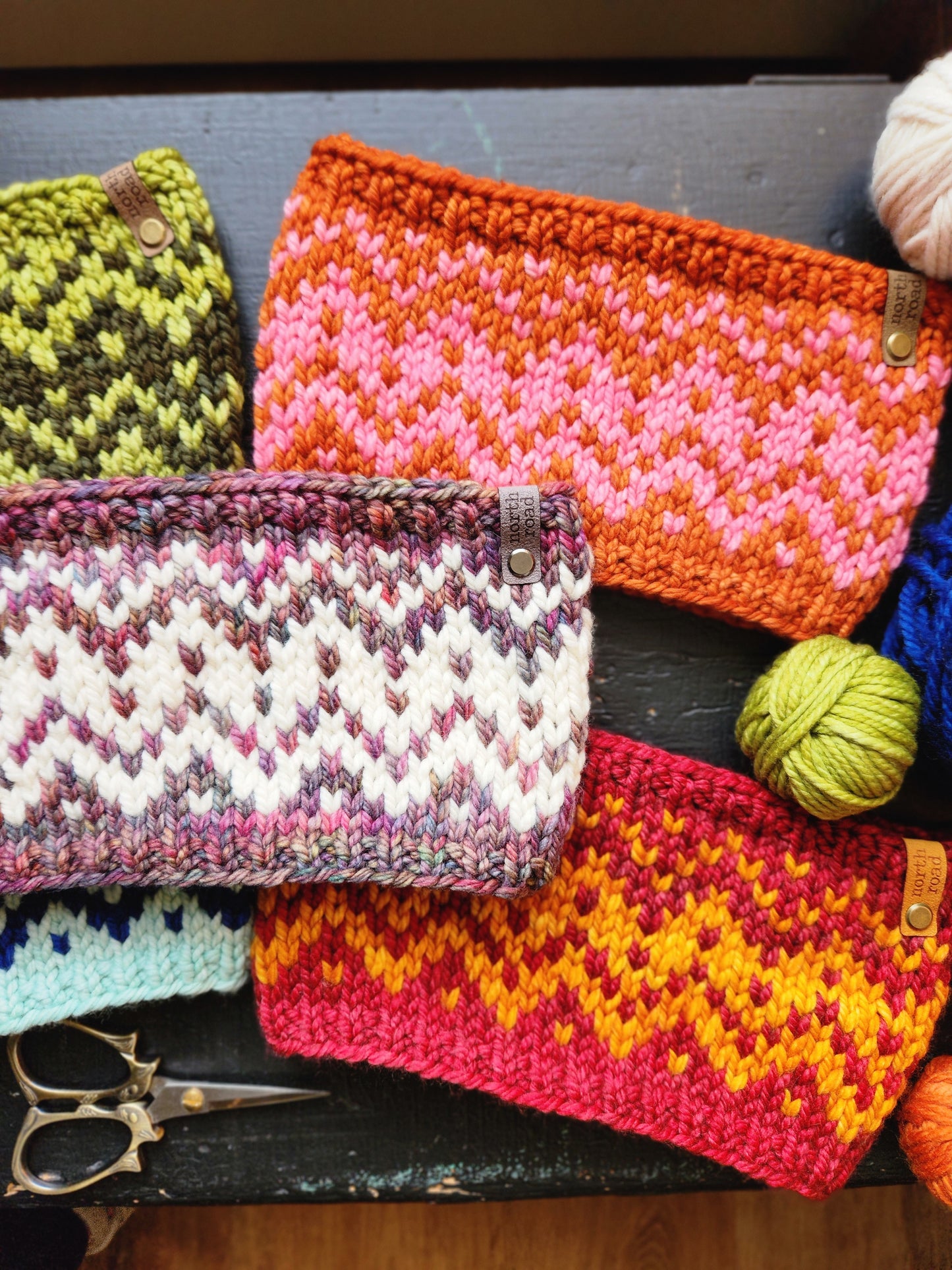 Sawtooth Mountains Headband Bulky Knitting Pattern
