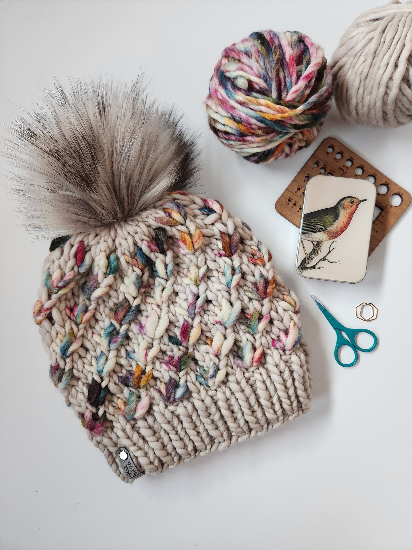Merino Wool Pom Hat