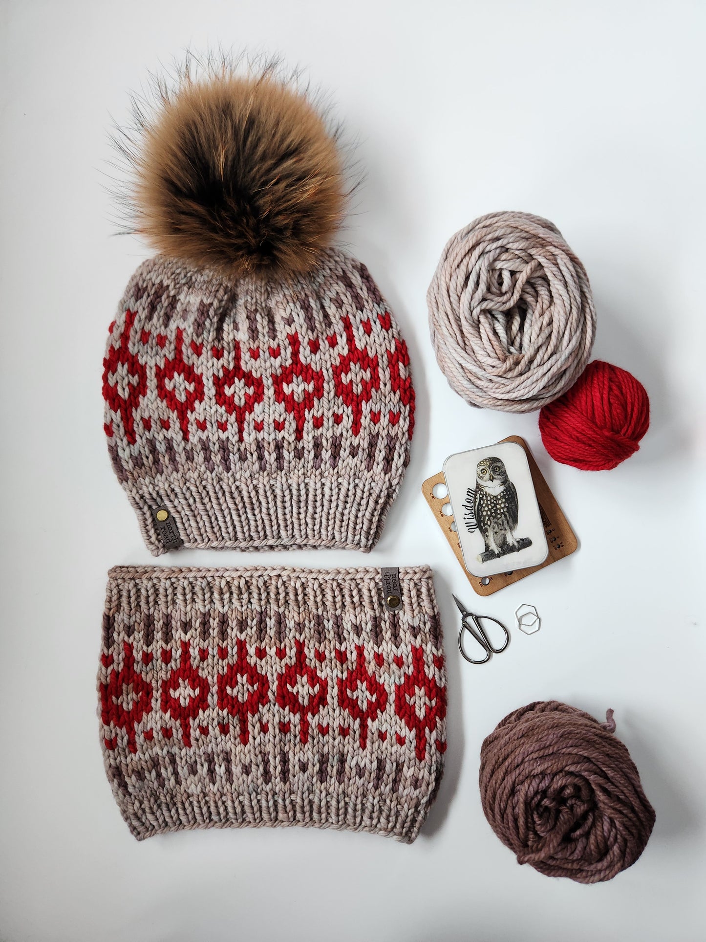 Owl's Nest Cowl Bulky Knitting Pattern