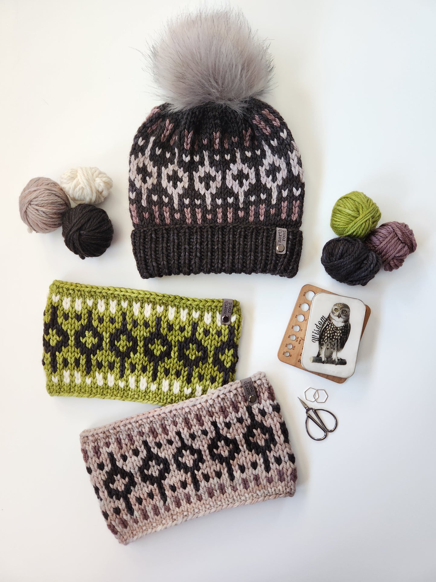 Owl's Nest Headband Bulky Knitting Pattern