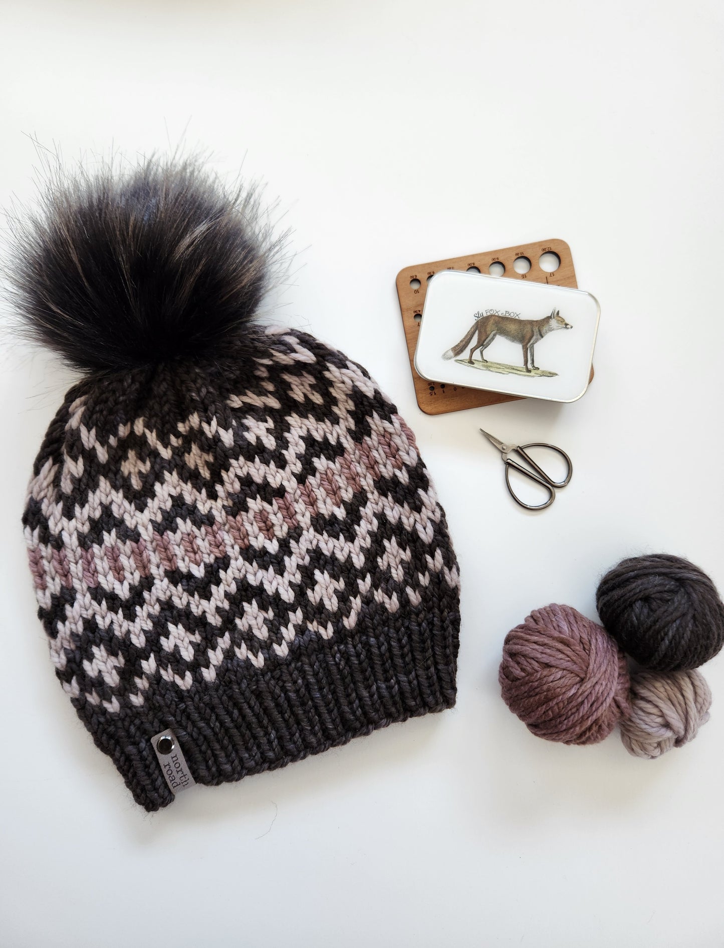 Magnetic Rock Bulky Hat Knitting Pattern