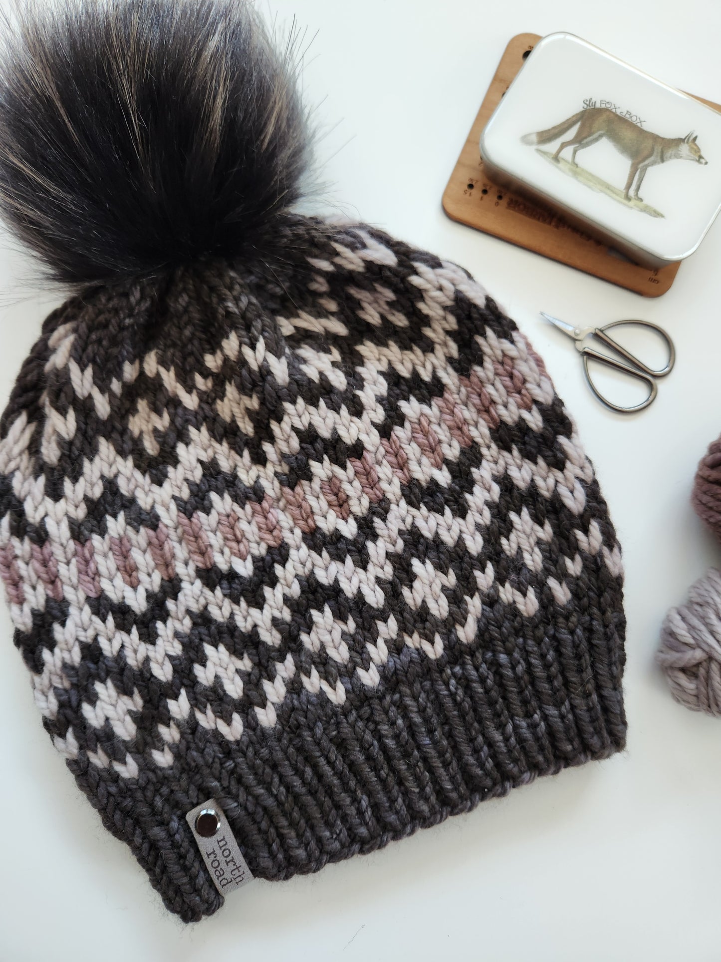 Magnetic Rock Bulky Hat Knitting Pattern