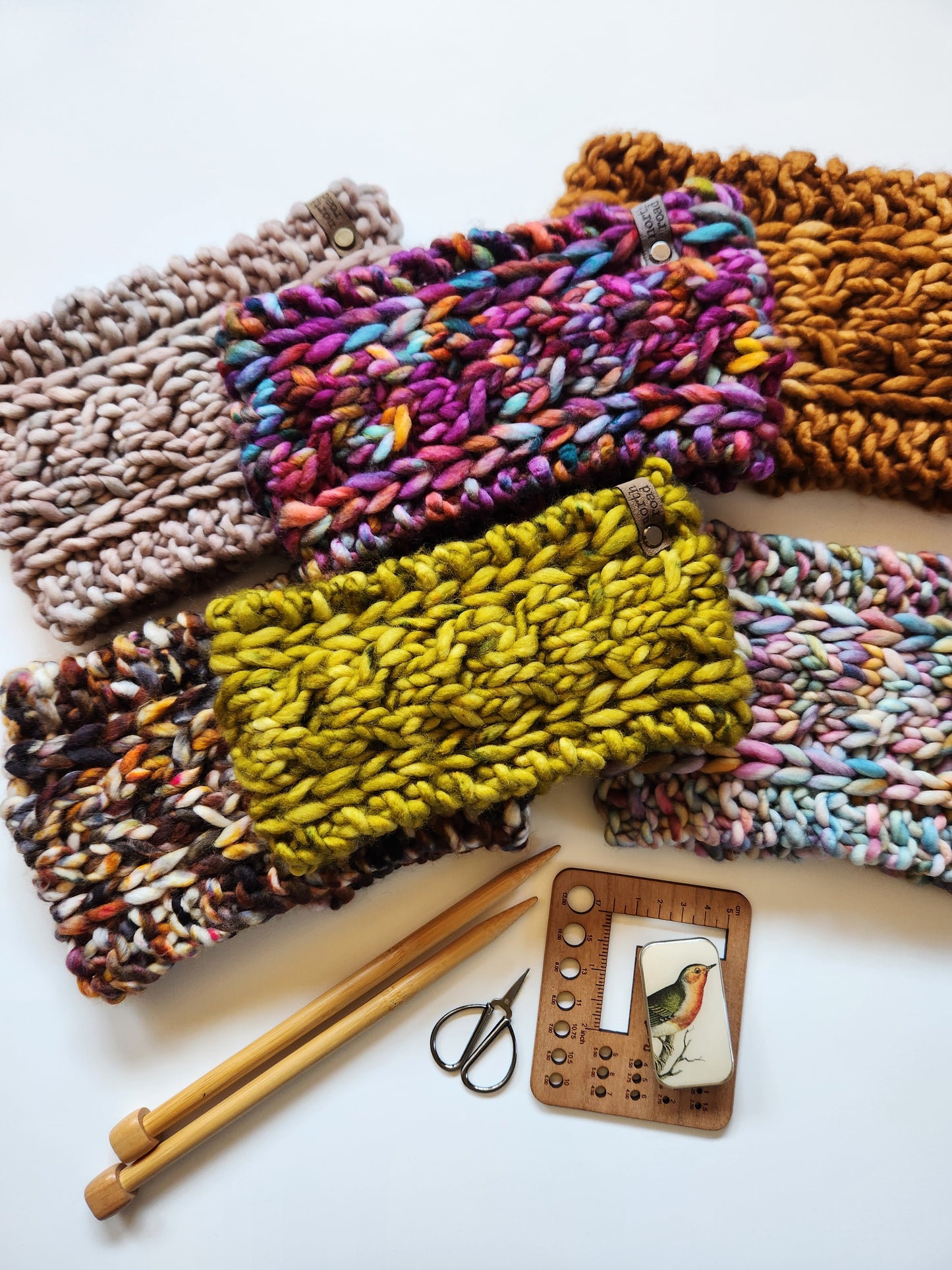 Circle of Pines Headband Knitting Pattern
