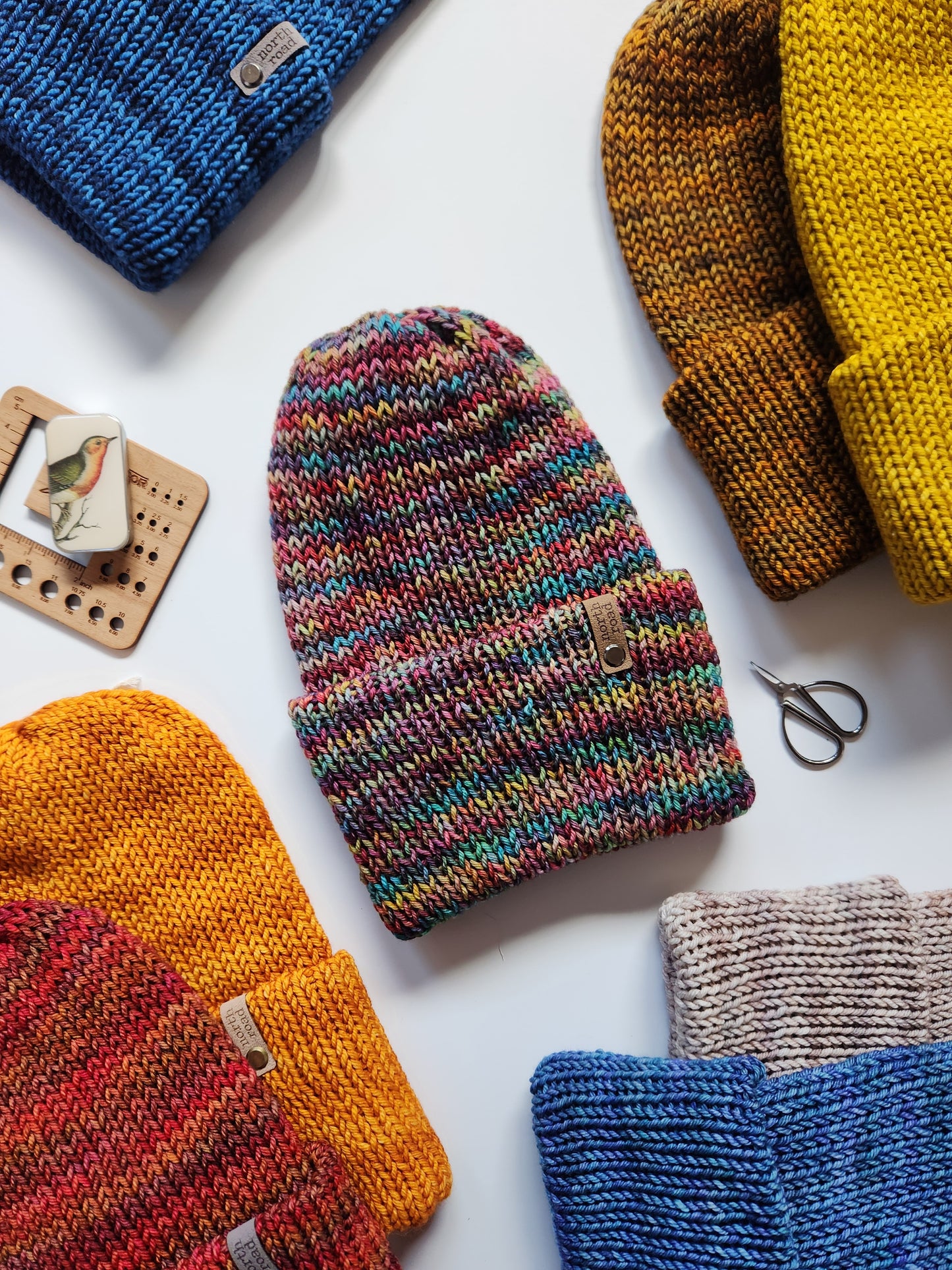 Simple Double Wall Beanie Knitting Pattern