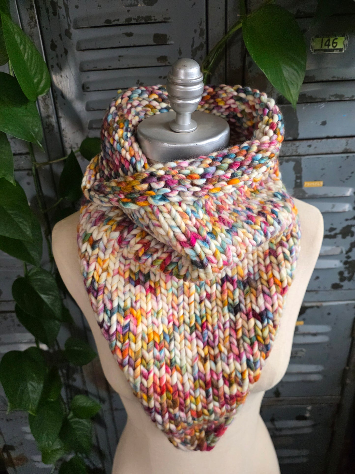 Basalt Bandana Cowl Knitting Pattern