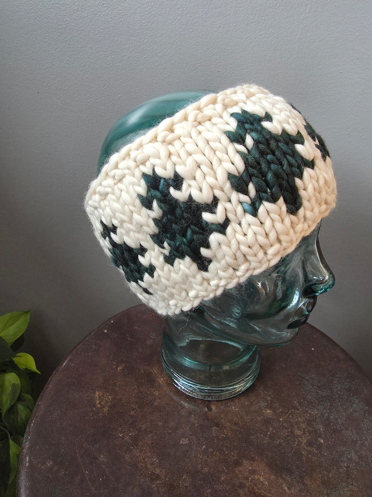 Just Trees Headband Knitting Pattern