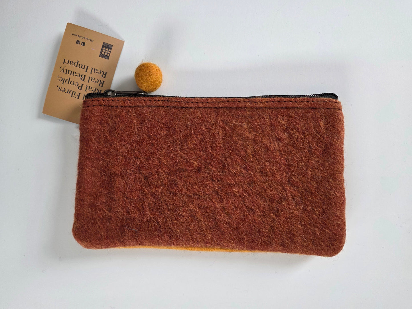 2-Tone Medium Organizer Pouch | Marigold