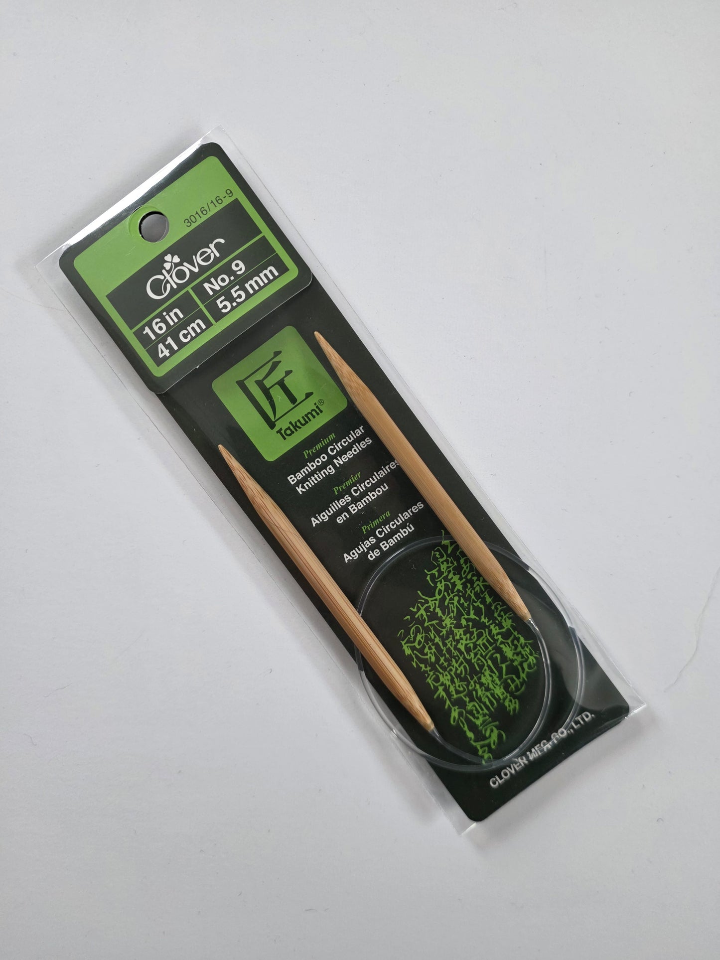 Clover Takumi Bamboo 16" Circular Needles