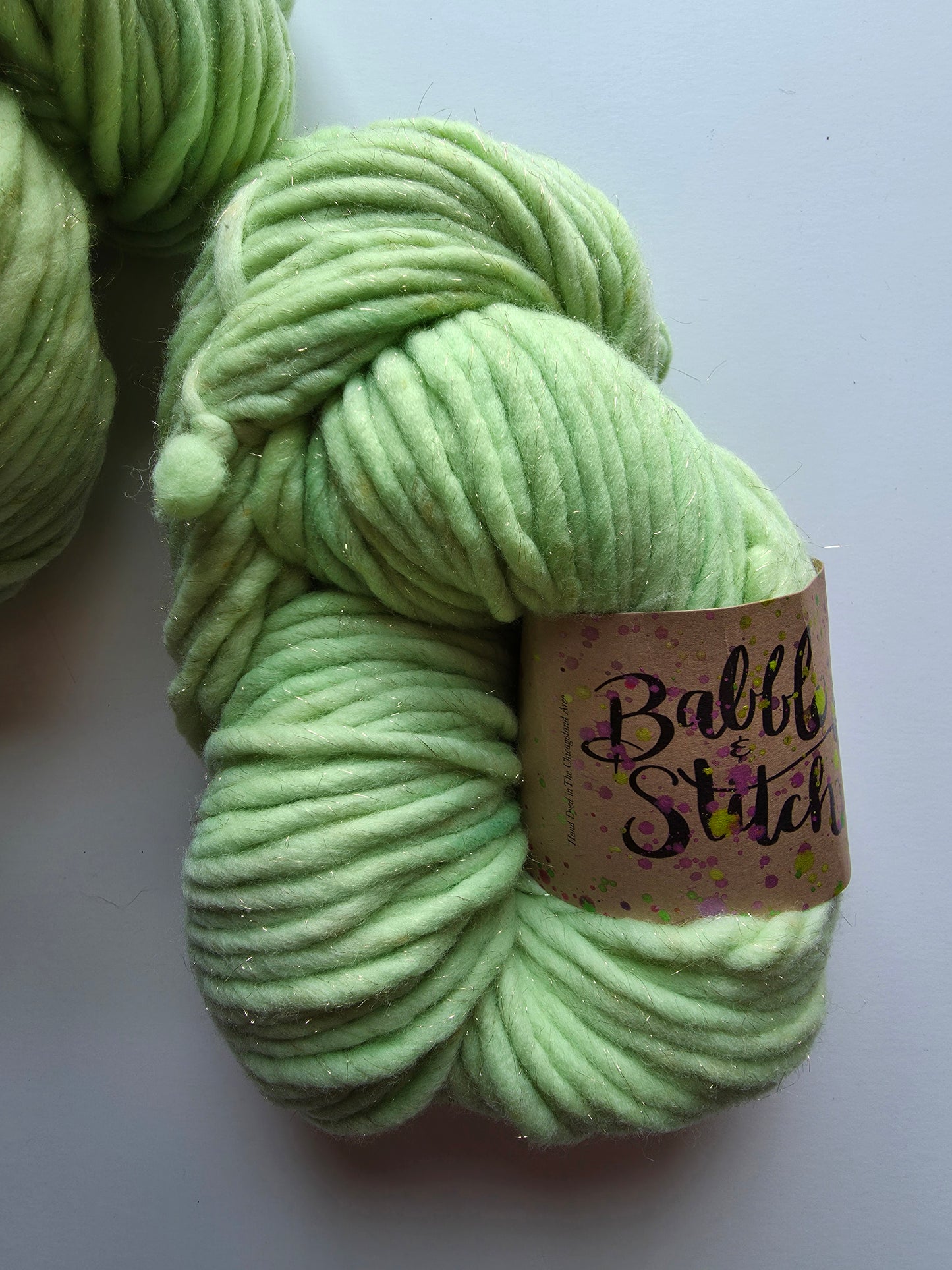 Babble and Stitch Yarn | Super Chunky Glam | Lucky Charm
