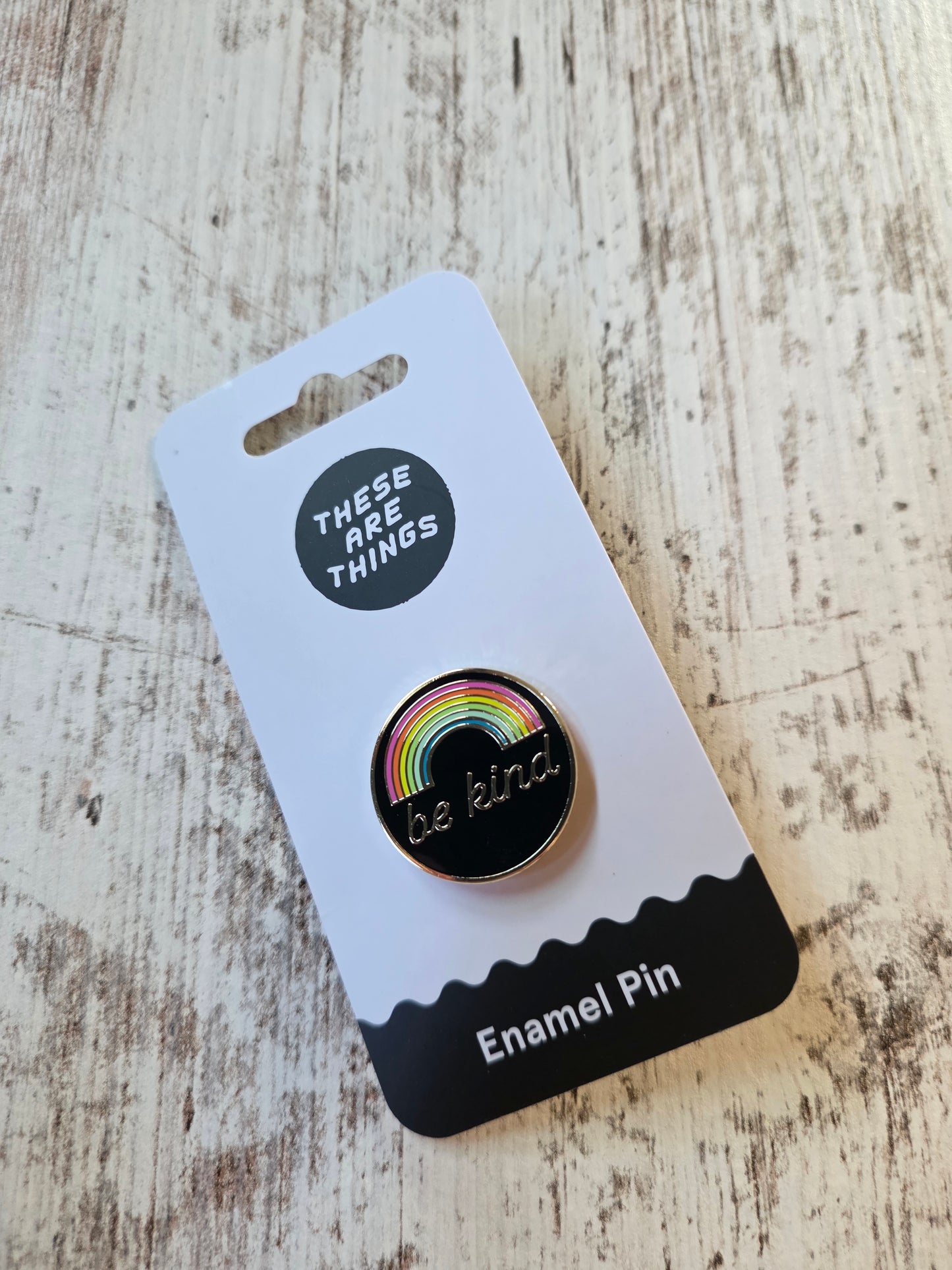 Be Kind Rainbow Enamel Pin