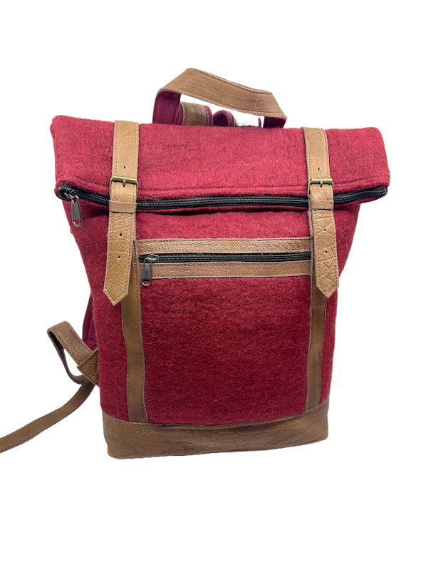 Felt Backpack | Brick