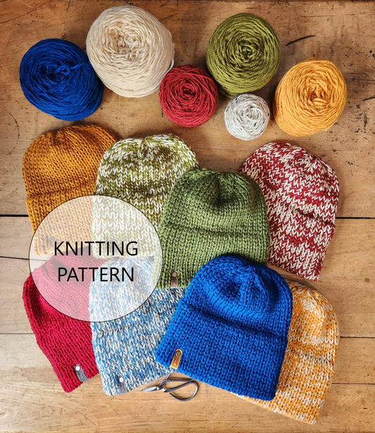 Two Island Lake Hat Knitting Pattern