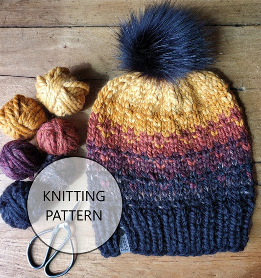 Stratification Hat Knitting Pattern
