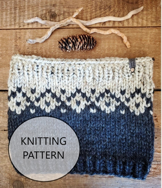 Hollow Rock Cowl Knitting Pattern