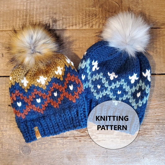 Devil's Kettle Hat Knitting Pattern