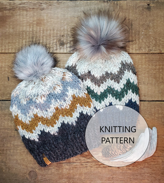 Spruce Point Hat Knitting Pattern