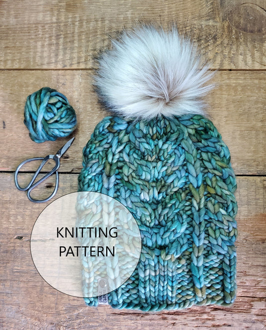 Circle of Pines Hat Knitting Pattern