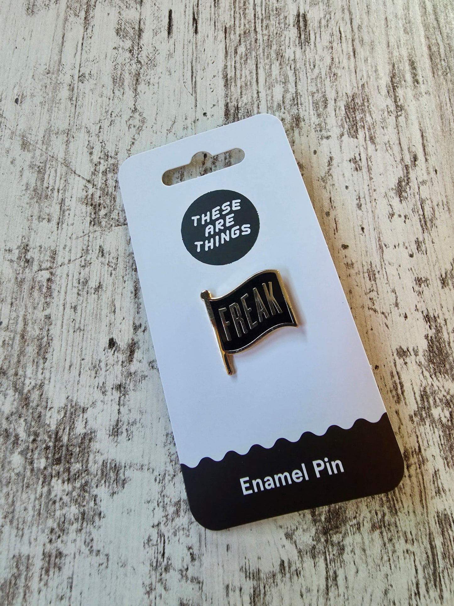 Freak Flag Enamel Pin
