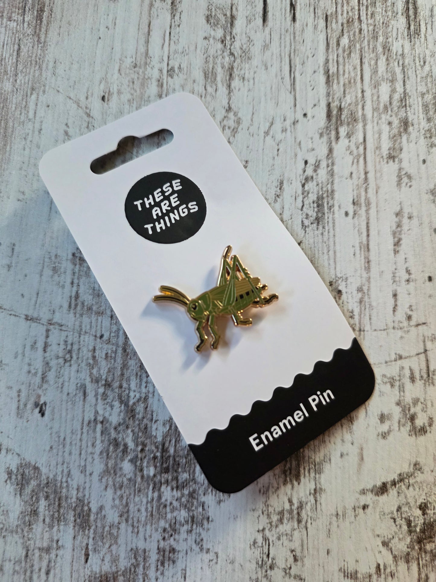Grasshopper Enamel Pin