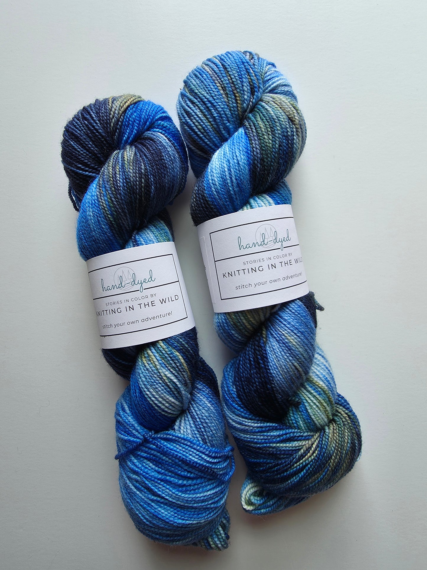 Knitting In The Wild Hand Dyed Yarn | Temperance | Grassy Knee Jeans