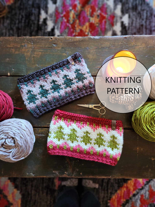 Gunflint Pines Headband Knitting Pattern