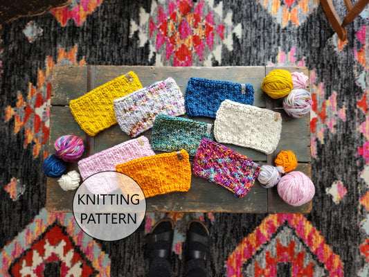 Pincushion Headband Knitting Pattern
