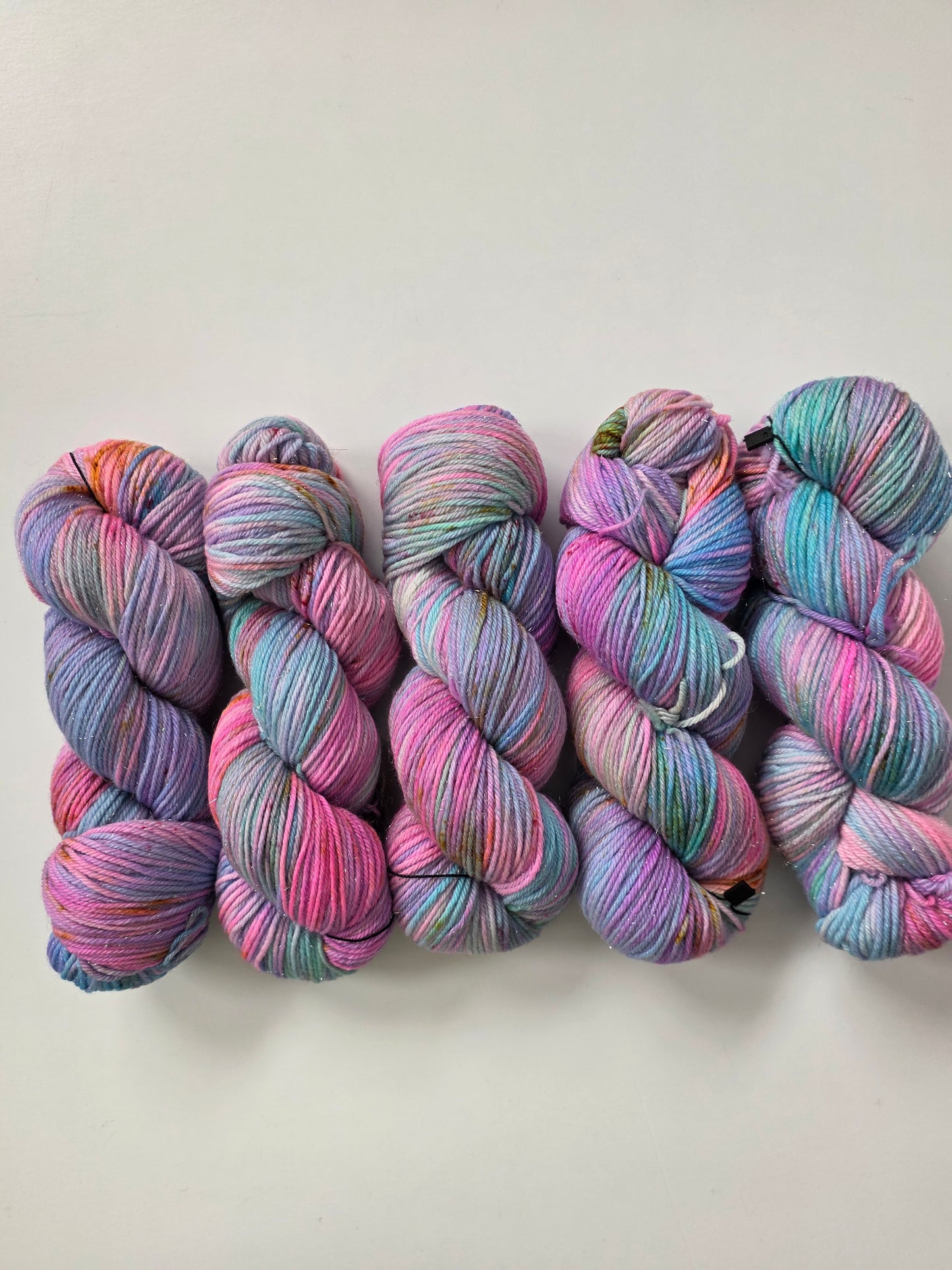 Honey and Clover | DK | Sport | Taylor's Version | North Road Knits | Hand Dyed | Merino Wool | Nylon | Stelina | Sparkle