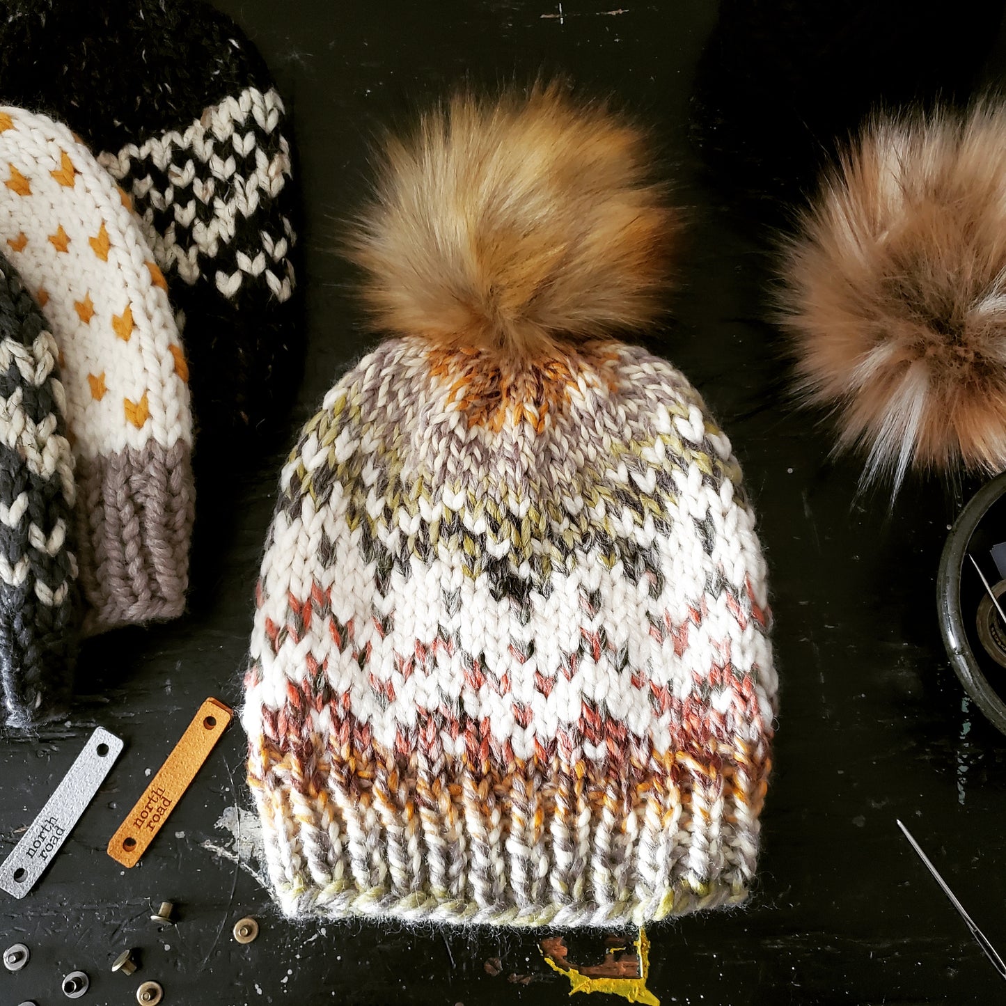 Sawtooth Mountains Hat Knitting Pattern