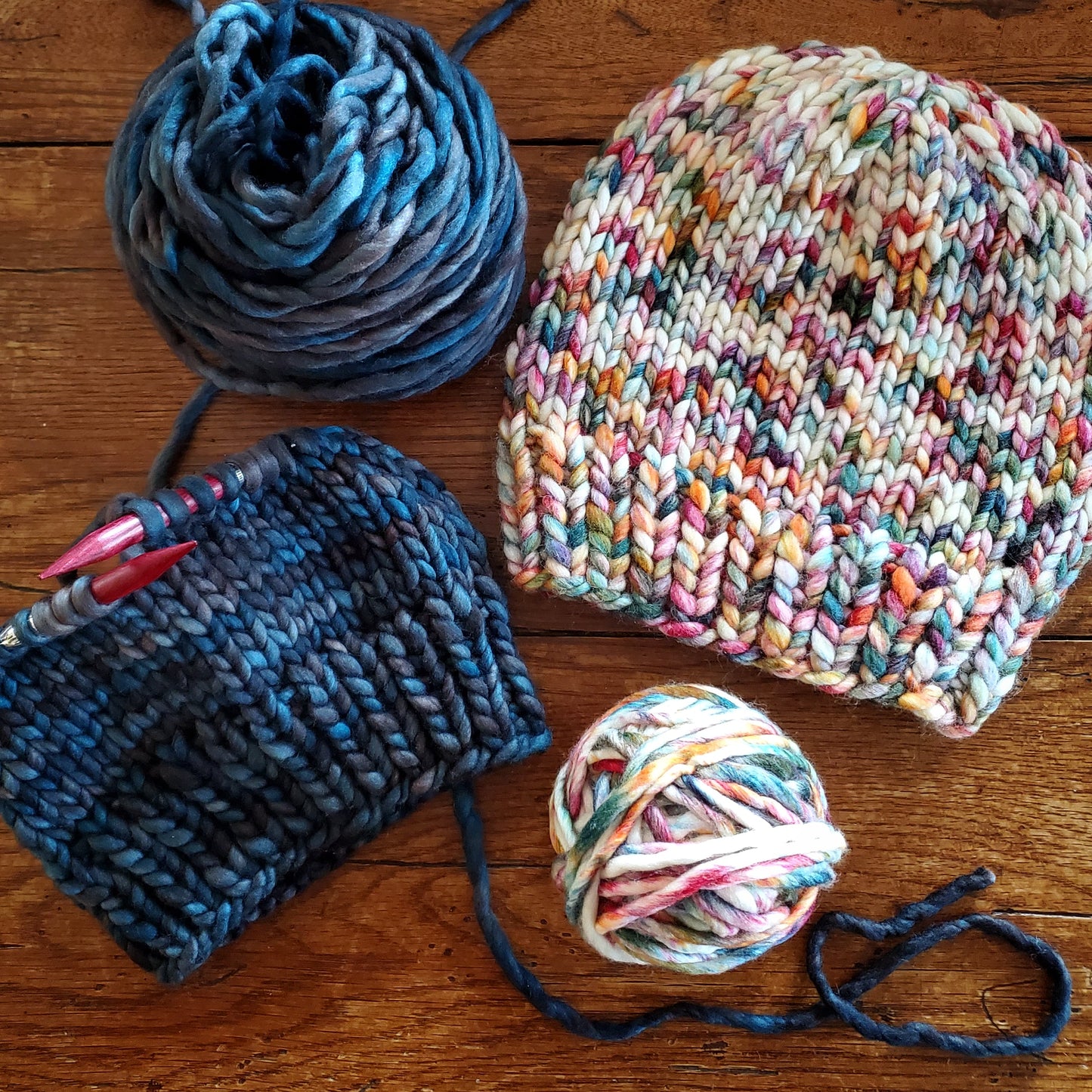 Simple Winter Hat Knitting Pattern