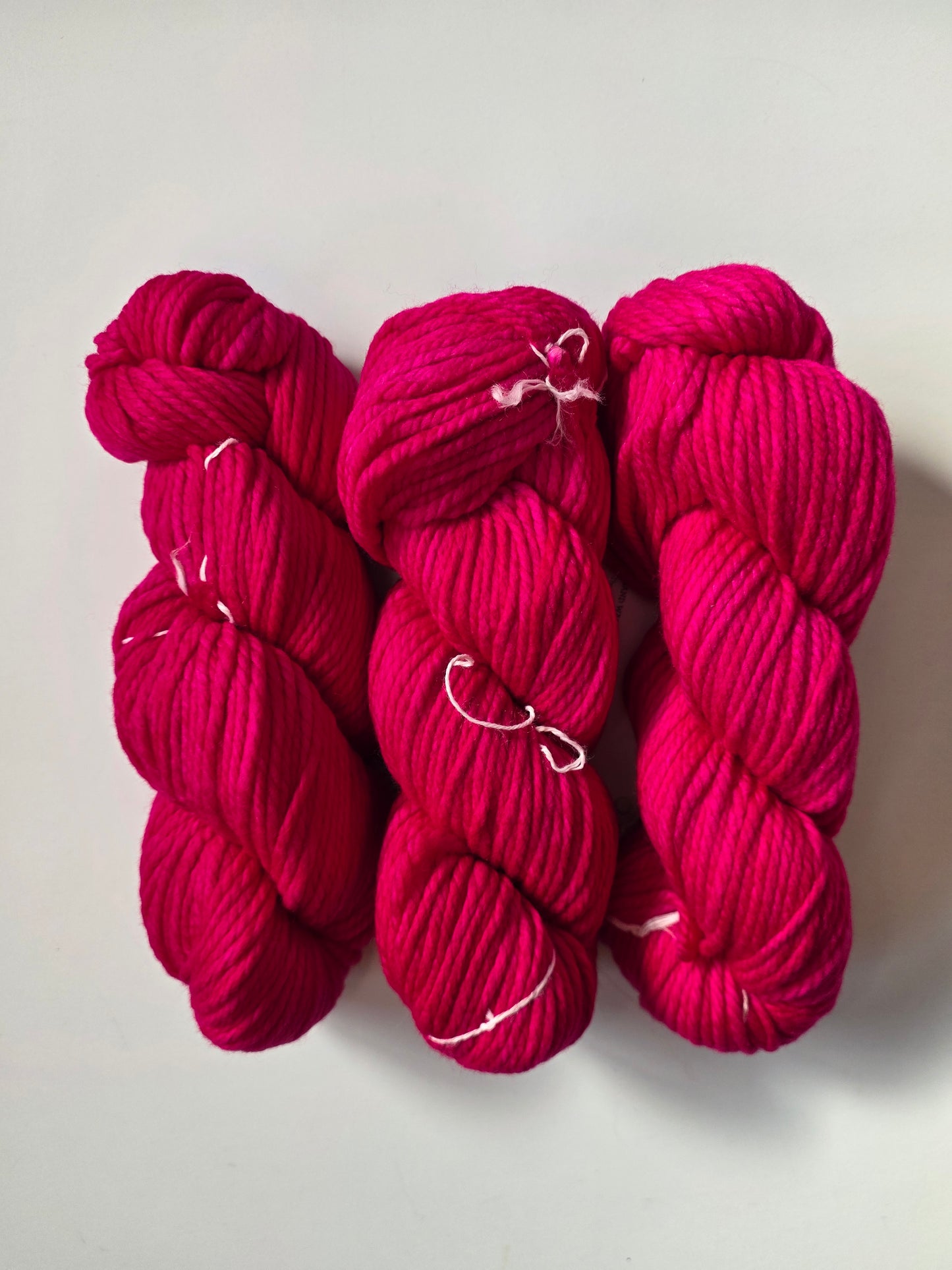 Malabrigo | Chunky | Fucsia | North Road Knits | Hand Dyed | Merino Wool | Chunky Yarn | Bulky Yarn