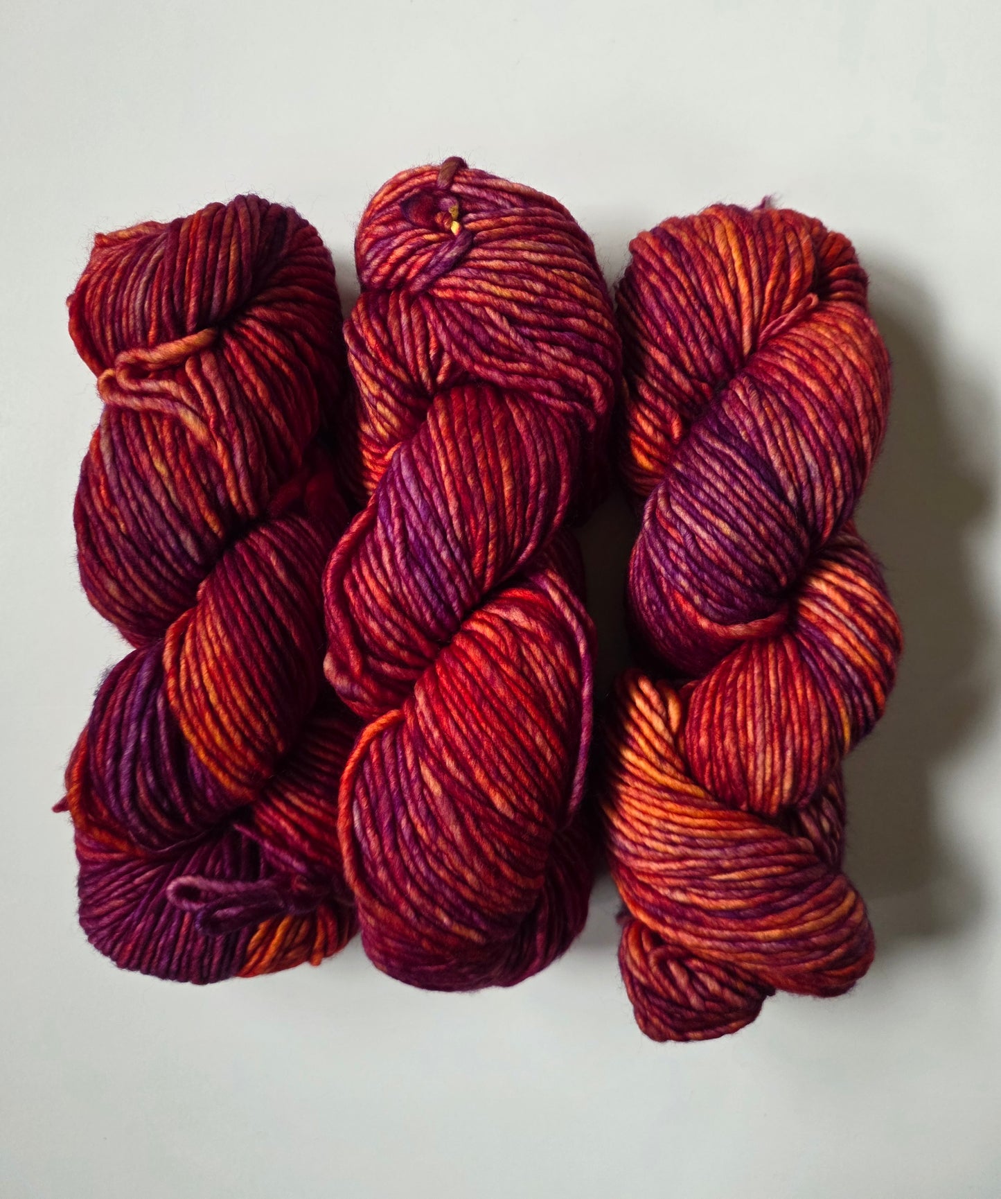 Malabrigo | Mecha | Archangel | North Road Knits | Hand Dyed | Merino Wool | Bulky Yarn | Single Ply | 100% Superwash Merino Wool