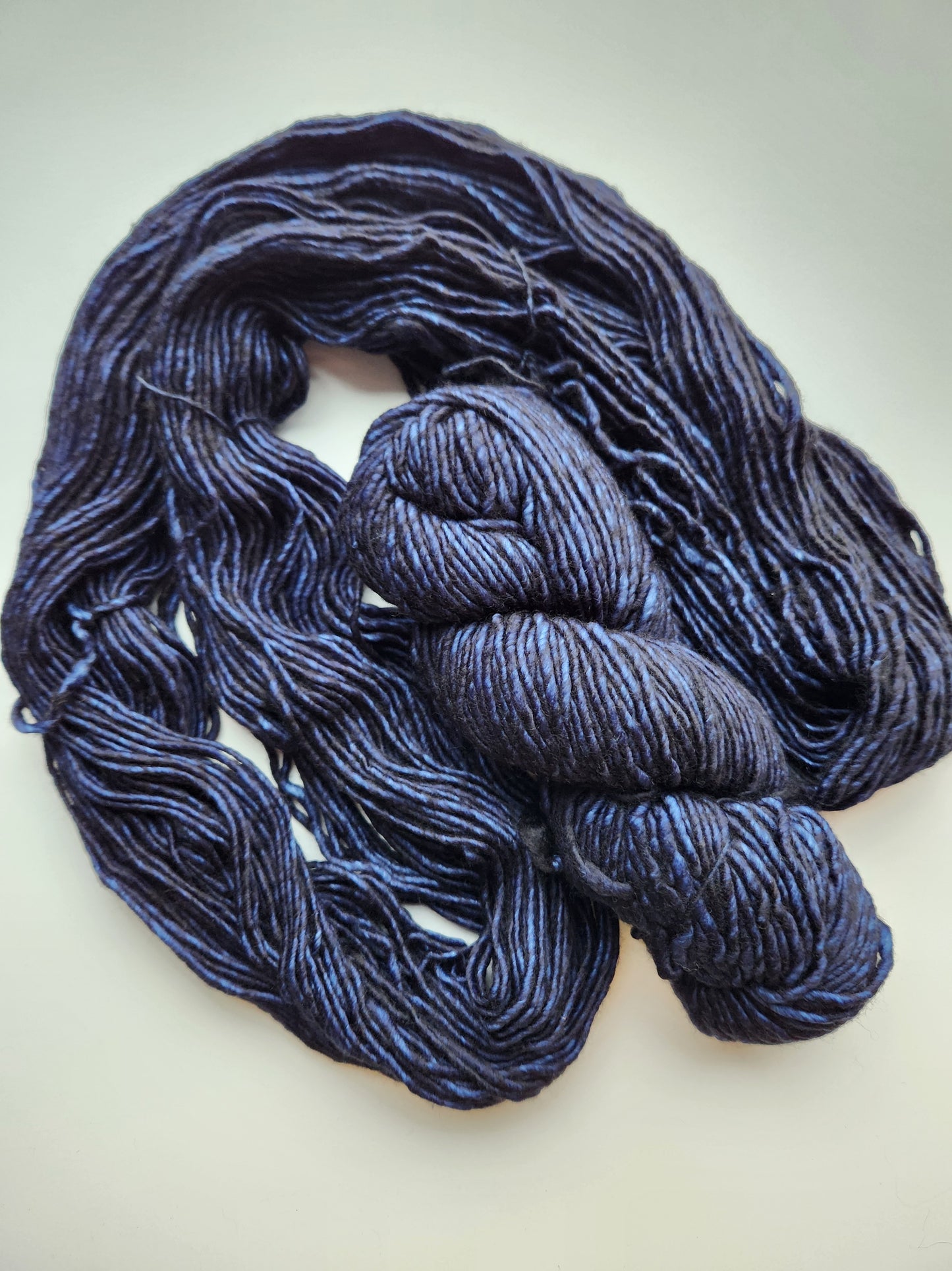 Malabrigo | Mecha | Prussia Blue | North Road Knits | Hand Dyed | Merino Wool | Bulky Yarn | Single Ply | 100% Superwash Merino Wool