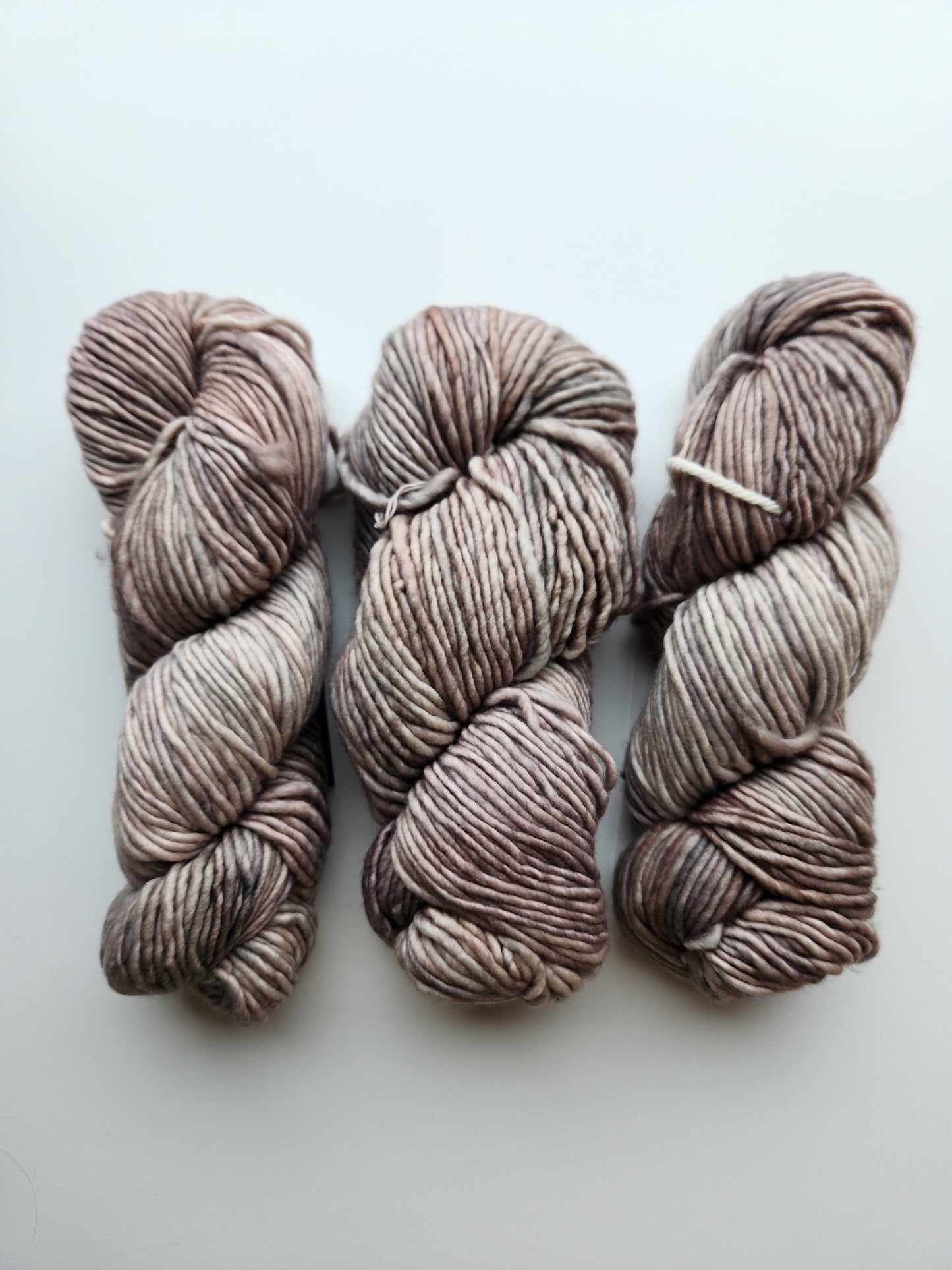 Malabrigo | Mecha | Whole Grain | North Road Knits | Hand Dyed | Merino Wool | Bulky Yarn | Single Ply | 100% Superwash Merino Wool