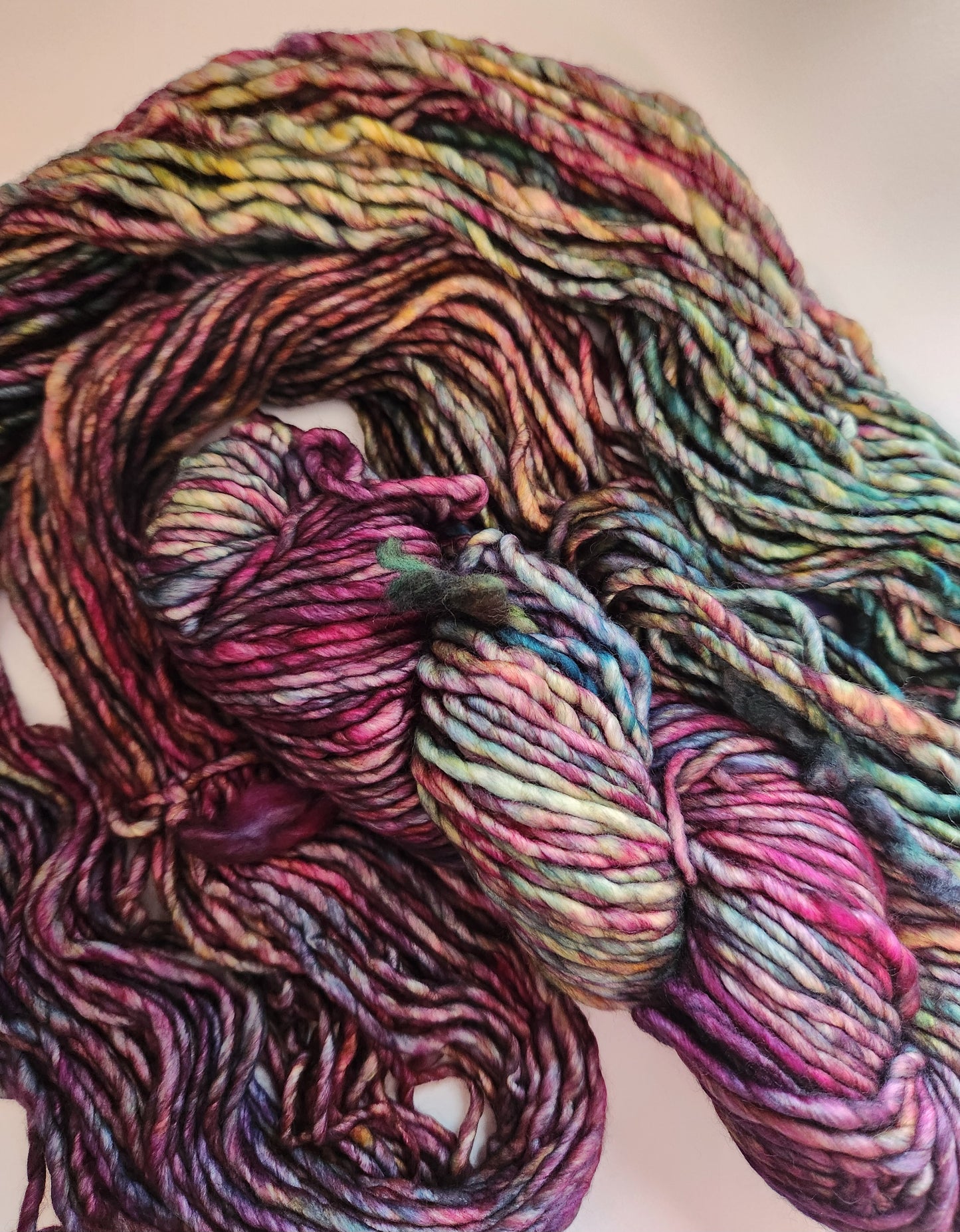Malabrigo | Noventa | Arco Iris | North Road Knits | Hand Dyed | Merino Wool | Bulky Yarn | 100% Superwash Merino | Single Ply Twisted
