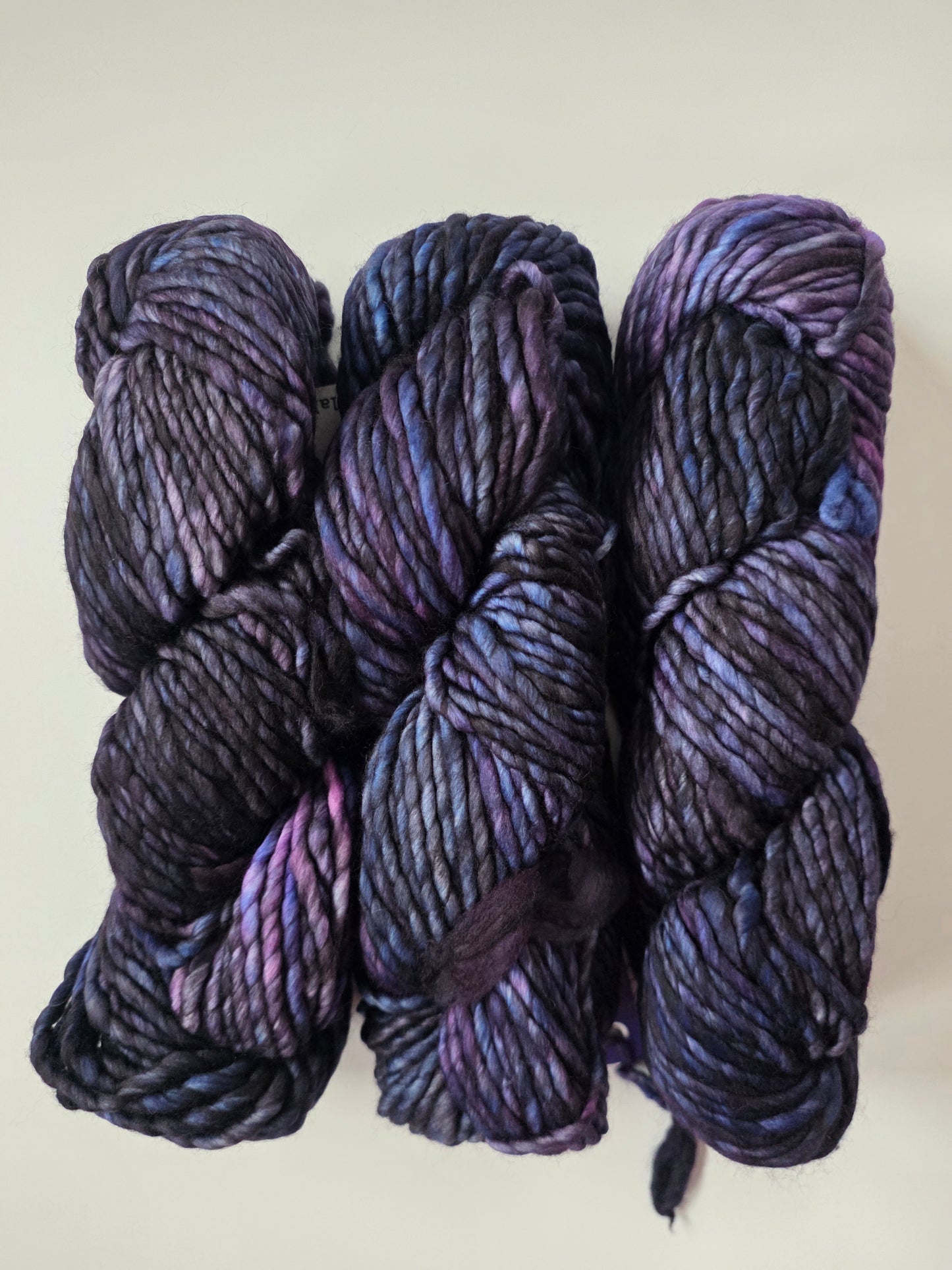 Malabrigo | Noventa | Cowboy | North Road Knits | Hand Dyed | Merino Wool | Bulky Yarn | 100% Superwash Merino | Single Ply Twisted