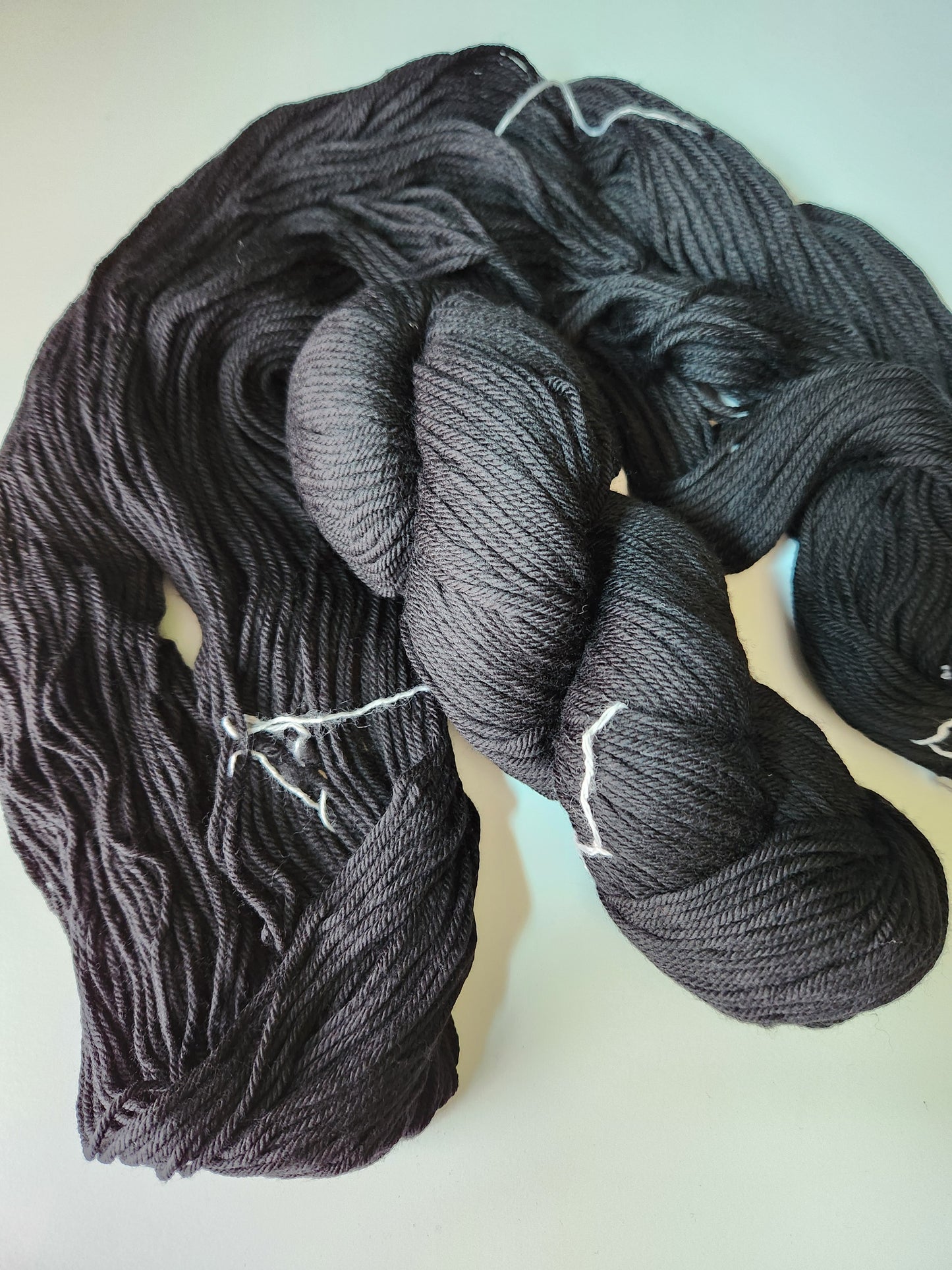 Malabrigo | Rios | Black | North Road Knits | Hand Dyed | Merino Wool | Worsted Yarn | Worsted | 100% Superwash Merino