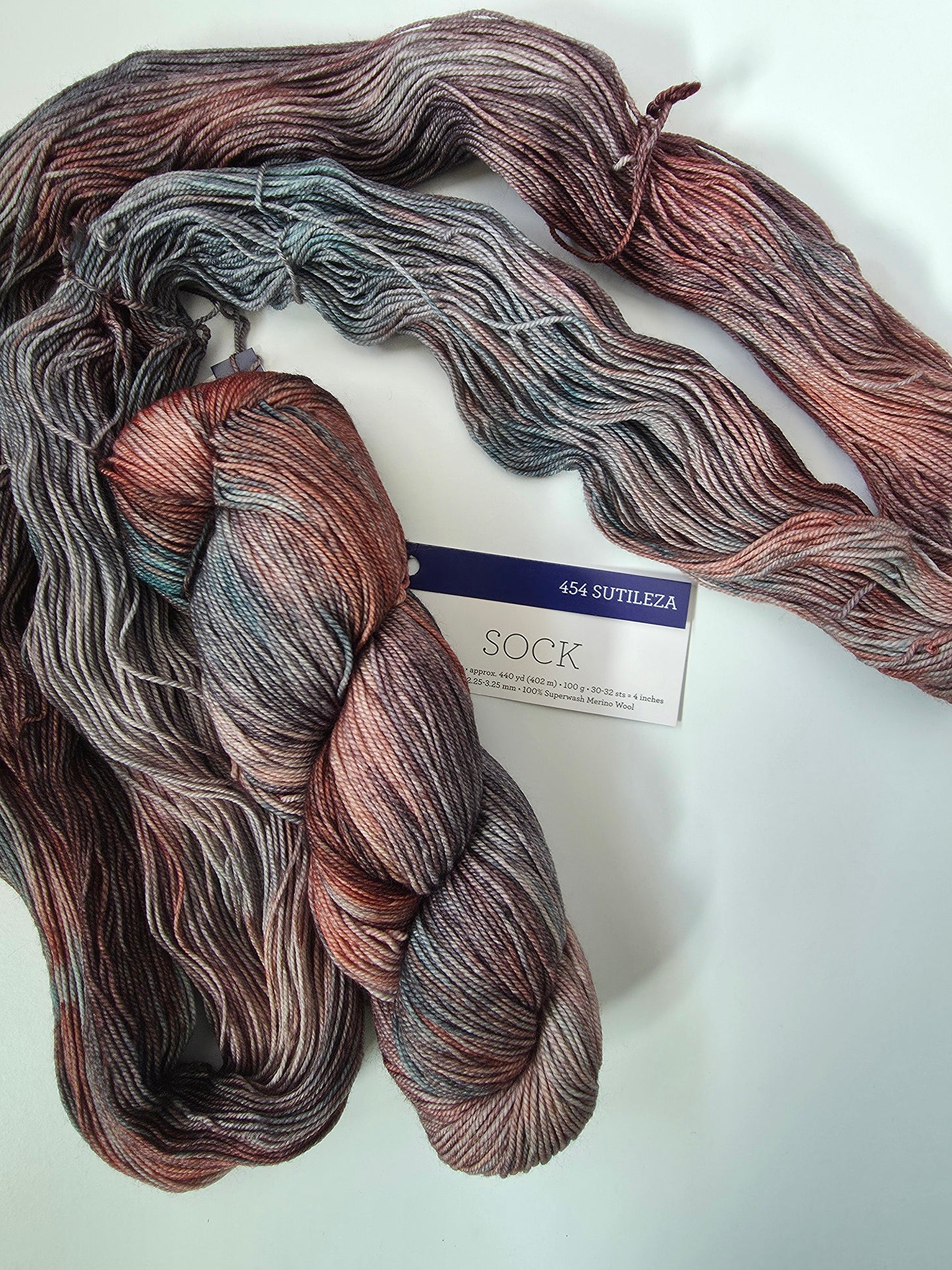 Malabrigo | Sock | Sutileza | North Road Knits | Hand Dyed | Merino Wool | 100% Super Washed Merino Wool