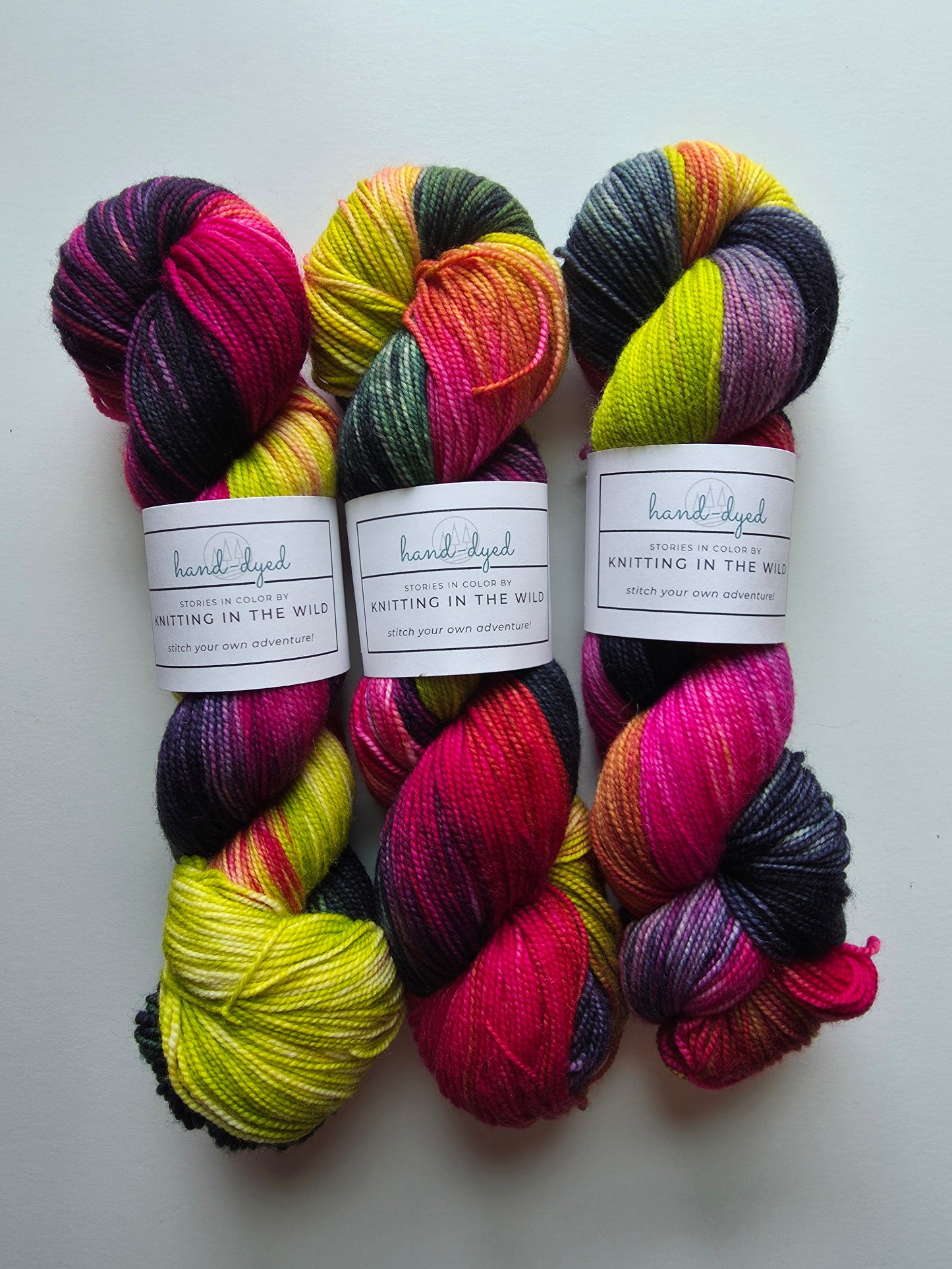 Knitting In The Wild Hand Dyed Yarn | Temperance | Northern Brights