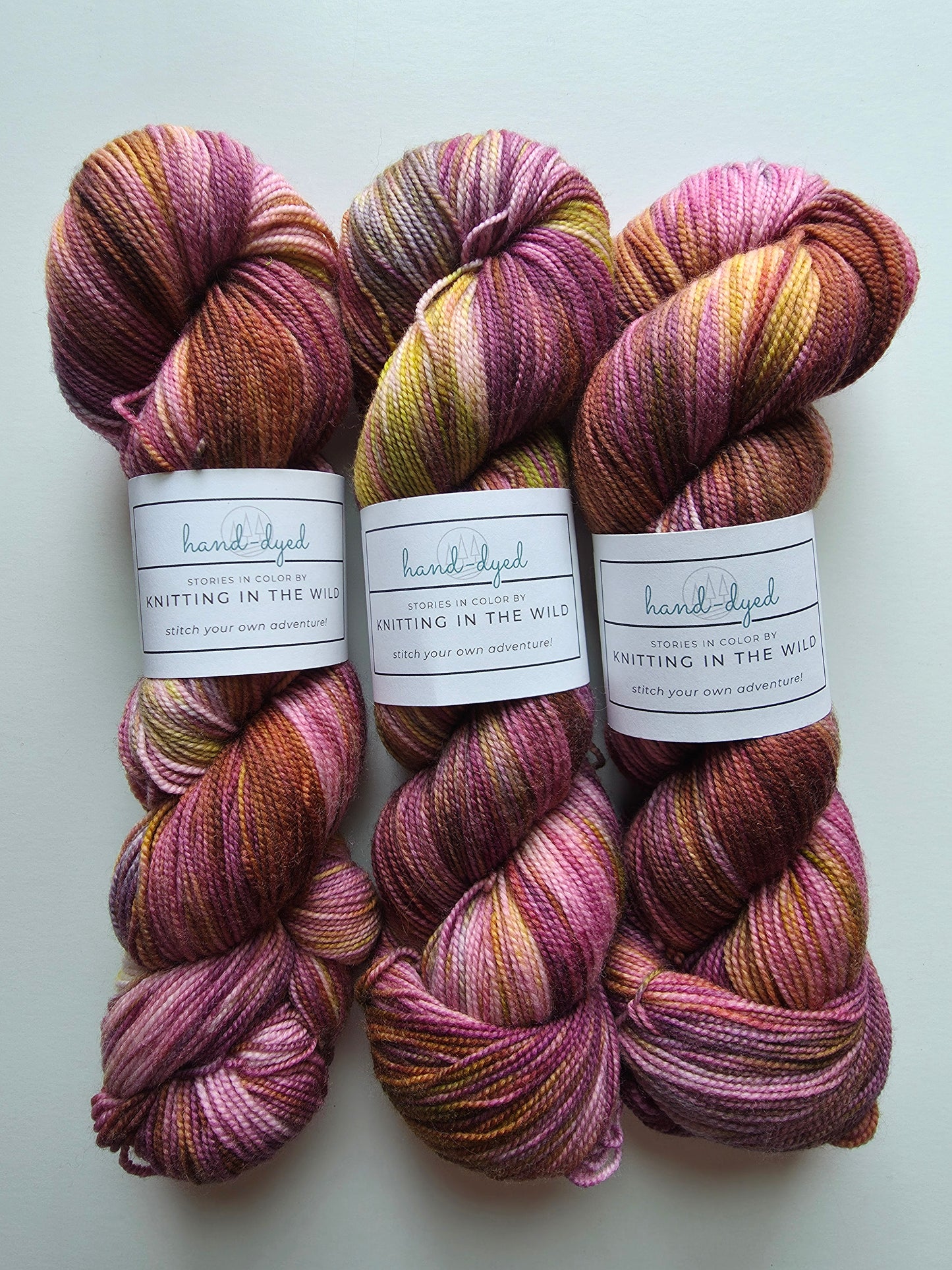 Knitting In The Wild Hand Dyed Yarn | Temperance | Rosewood & Honey