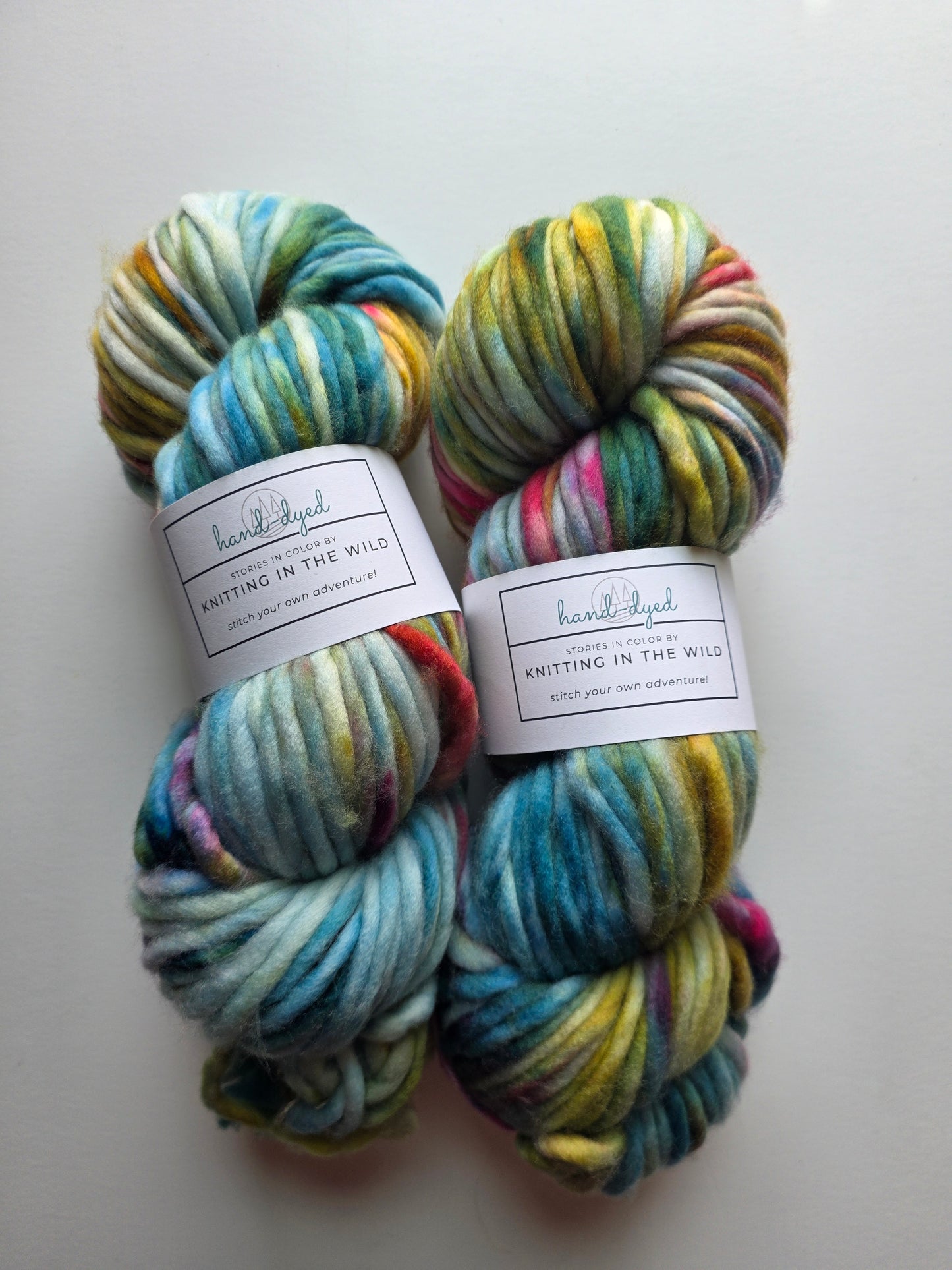 Knitting In The Wild Hand Dyed Yarn | Super Bulky | The Japanese Footbridge