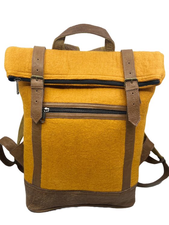 Felt Backpack | Turmeric