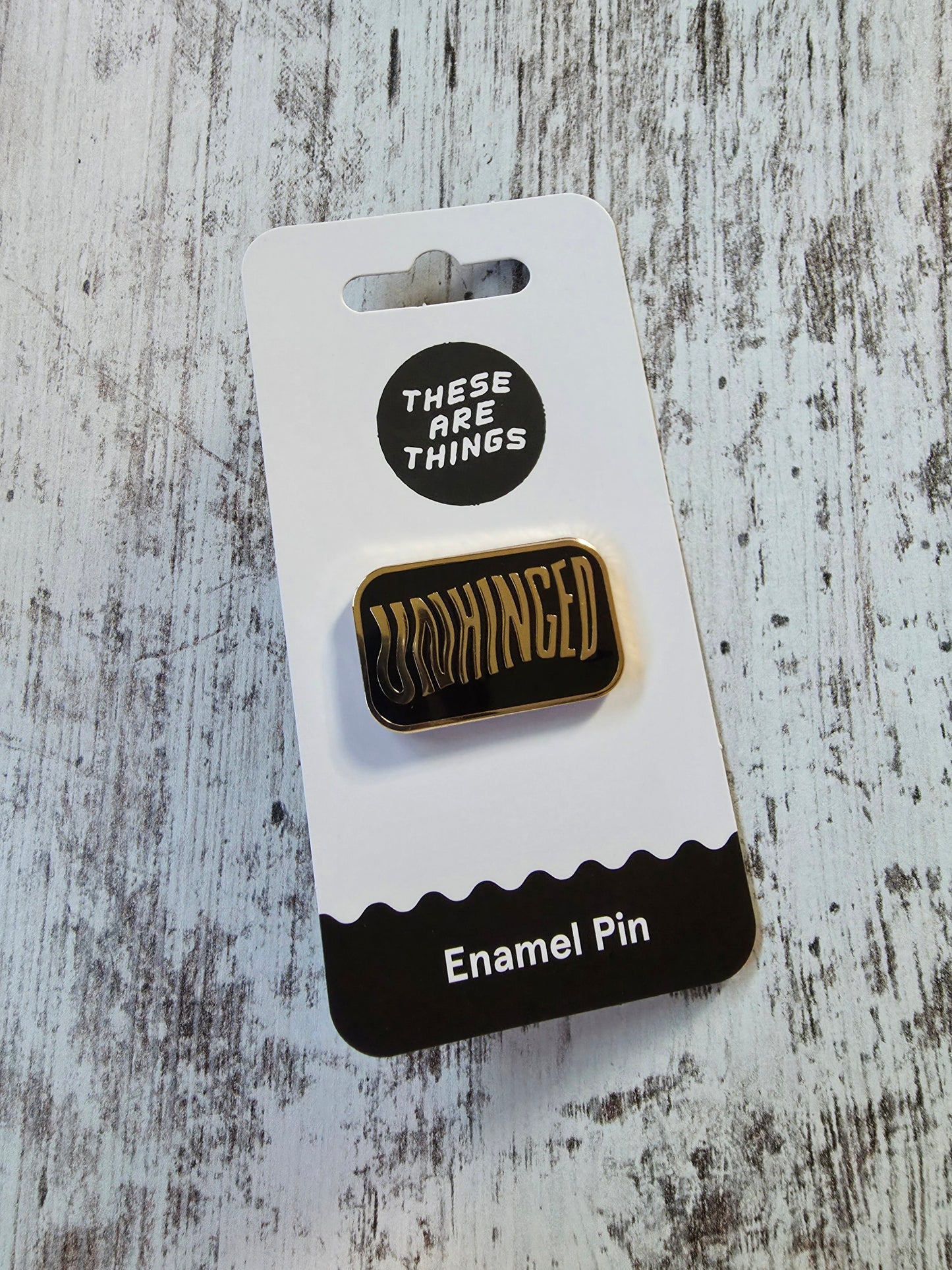 Unhinged Enamel Pin