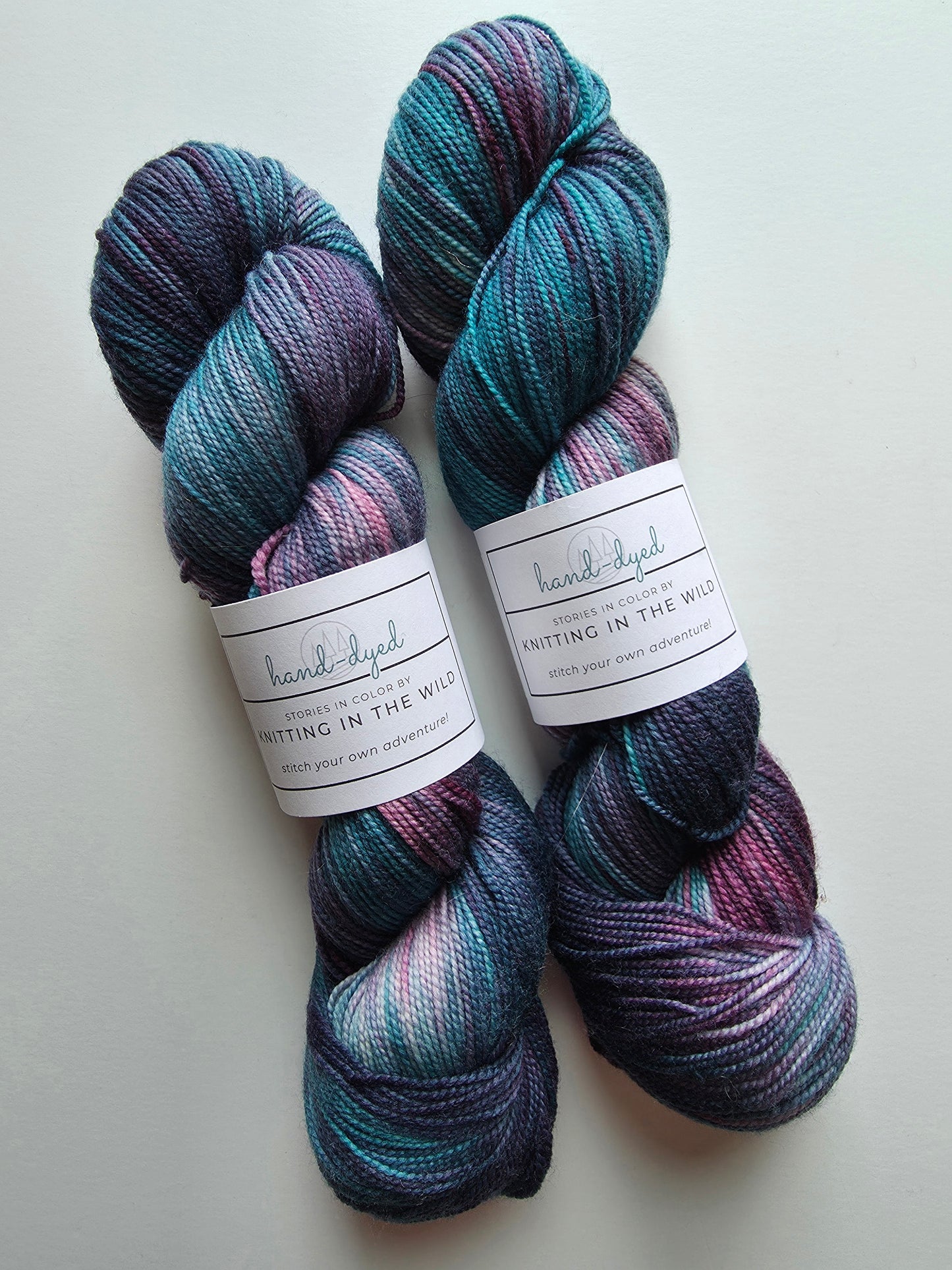 Knitting In The Wild Hand Dyed Yarn | Temperance | Velvet Tide