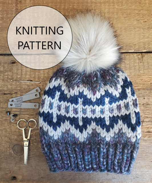 Brule River Hat Knitting Pattern