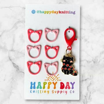 Cat Stitch Marker Set