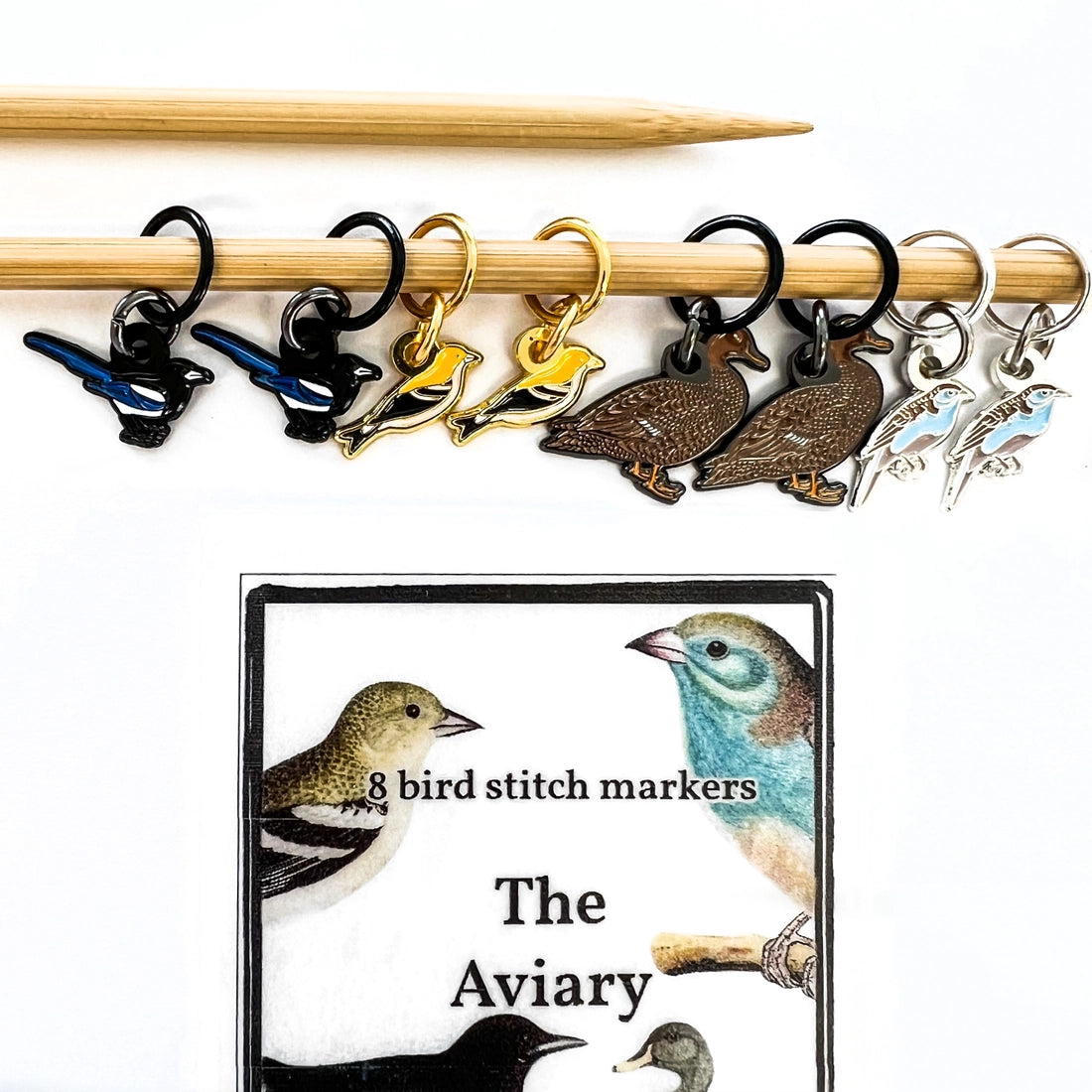 Aviary Stitch Markers Set (Set of 8)
