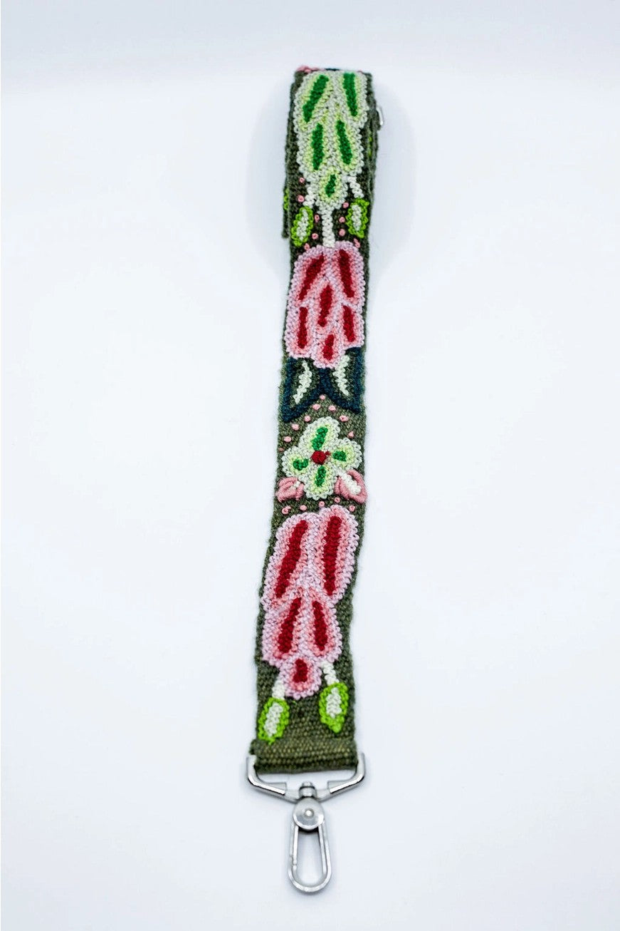 Hand Embroidered Removable Strap | Forest