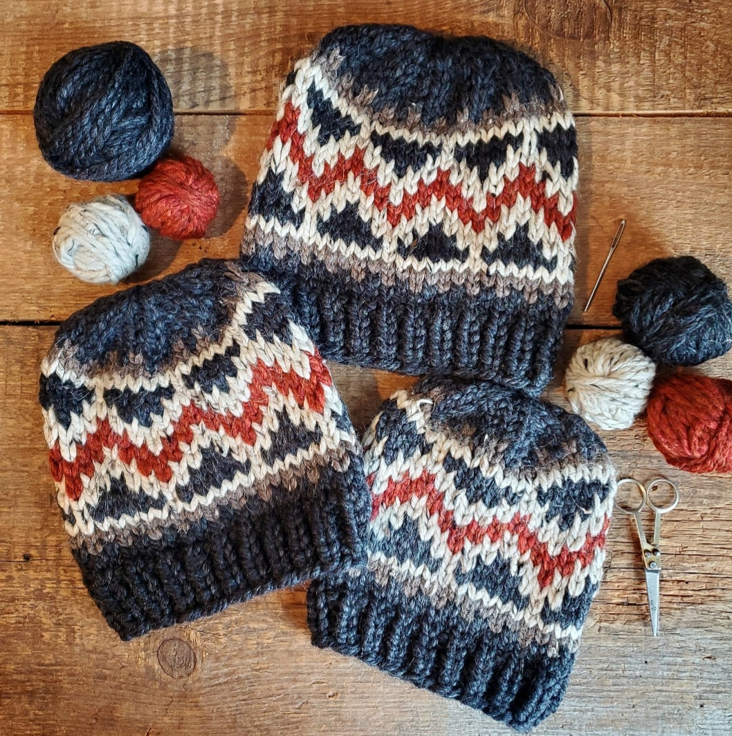 Gunflint Trail Hat Knitting Pattern