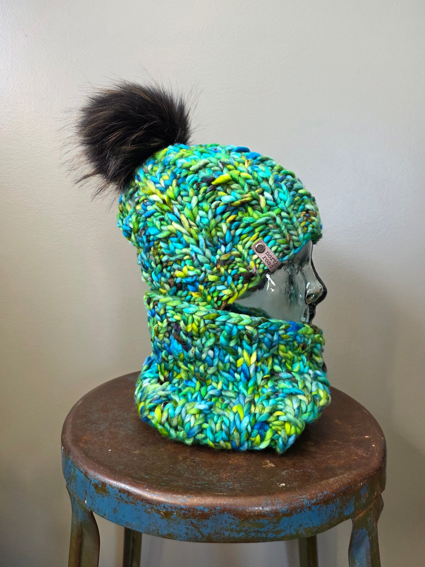 Merino Wool Hat and Cowl Set