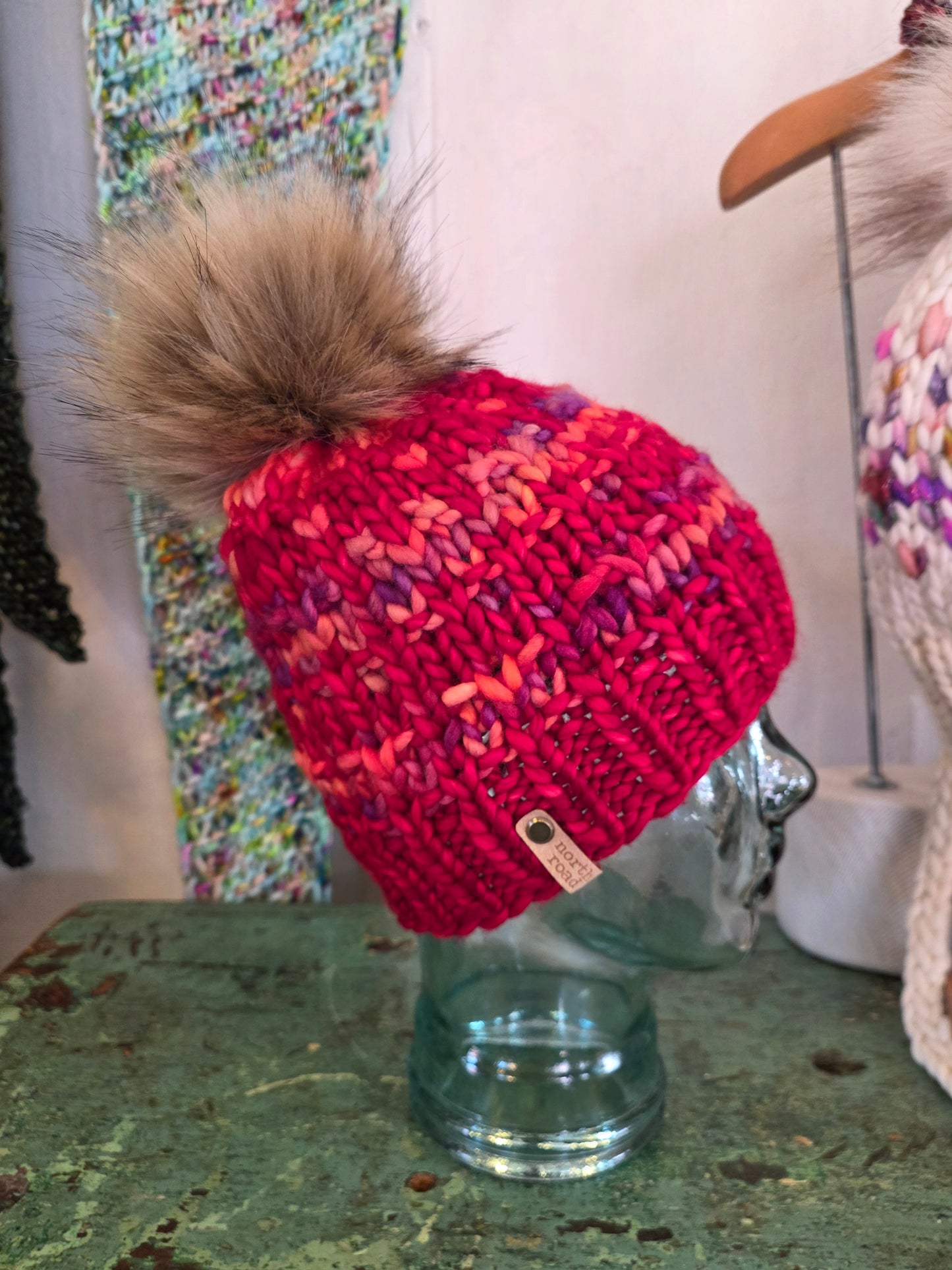 Merino Wool Pom Hat